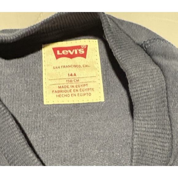 Levi's Blue Short Sleeve T-Shirt Dress Blue Rainbow Girls Size 14 - Picture 4 of 6